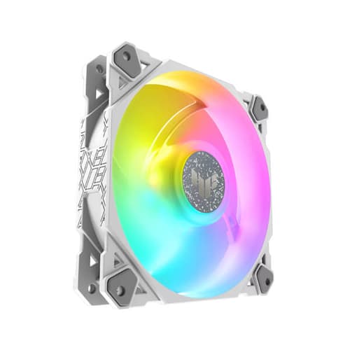 Asus TUF Gaming TF120 ARGB White Single Pack Cabinet Fan